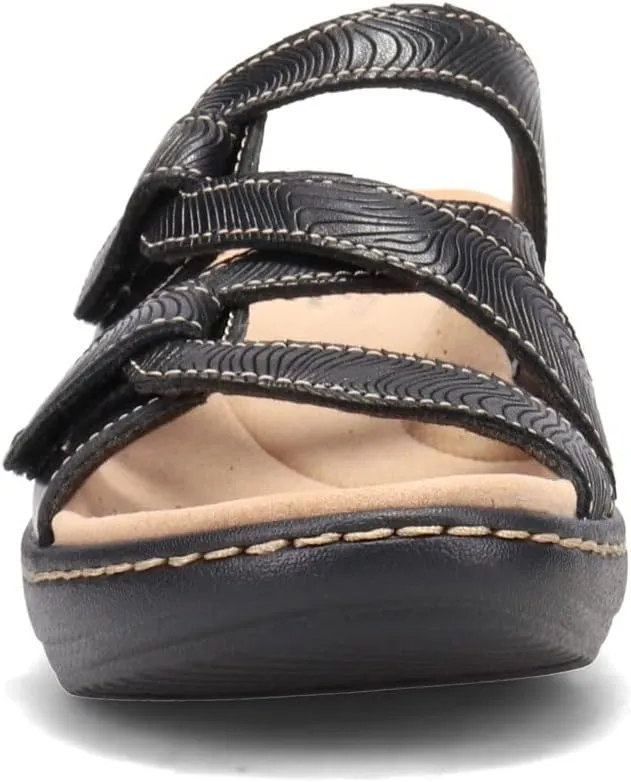 Clarks Women's Merliah Karli Sandal, Black, 8