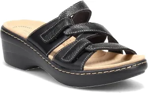 Clarks Women's Merliah Karli Sandal, Black, 8