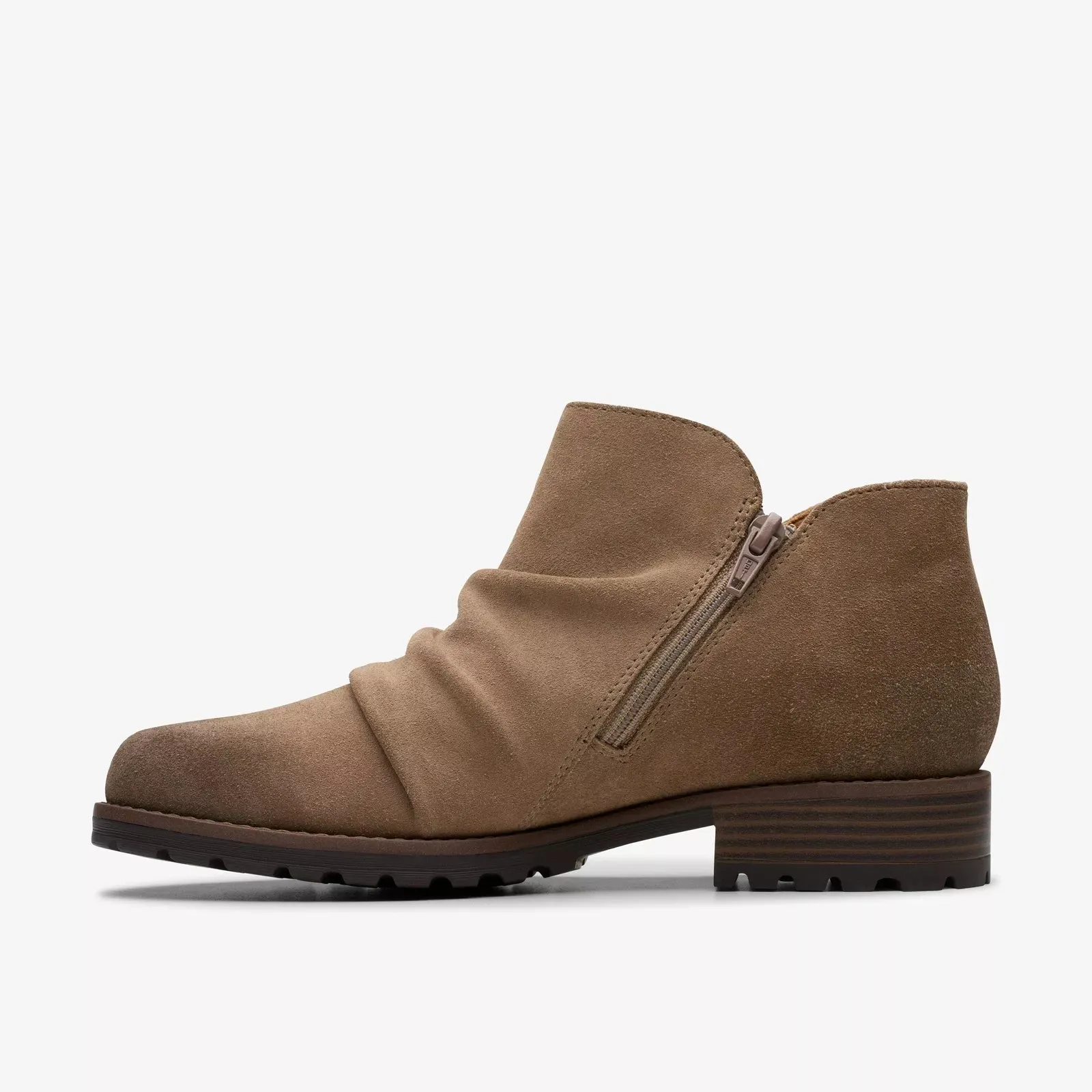 Clarks Women's Nissini Top WP Light Brown Suede 26180474