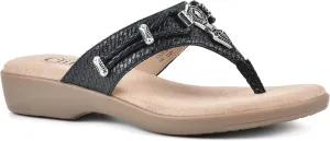 CLIFFS BY WHITE MOUNTAIN Women's Bailee Cushioned Flip Flop Sandal