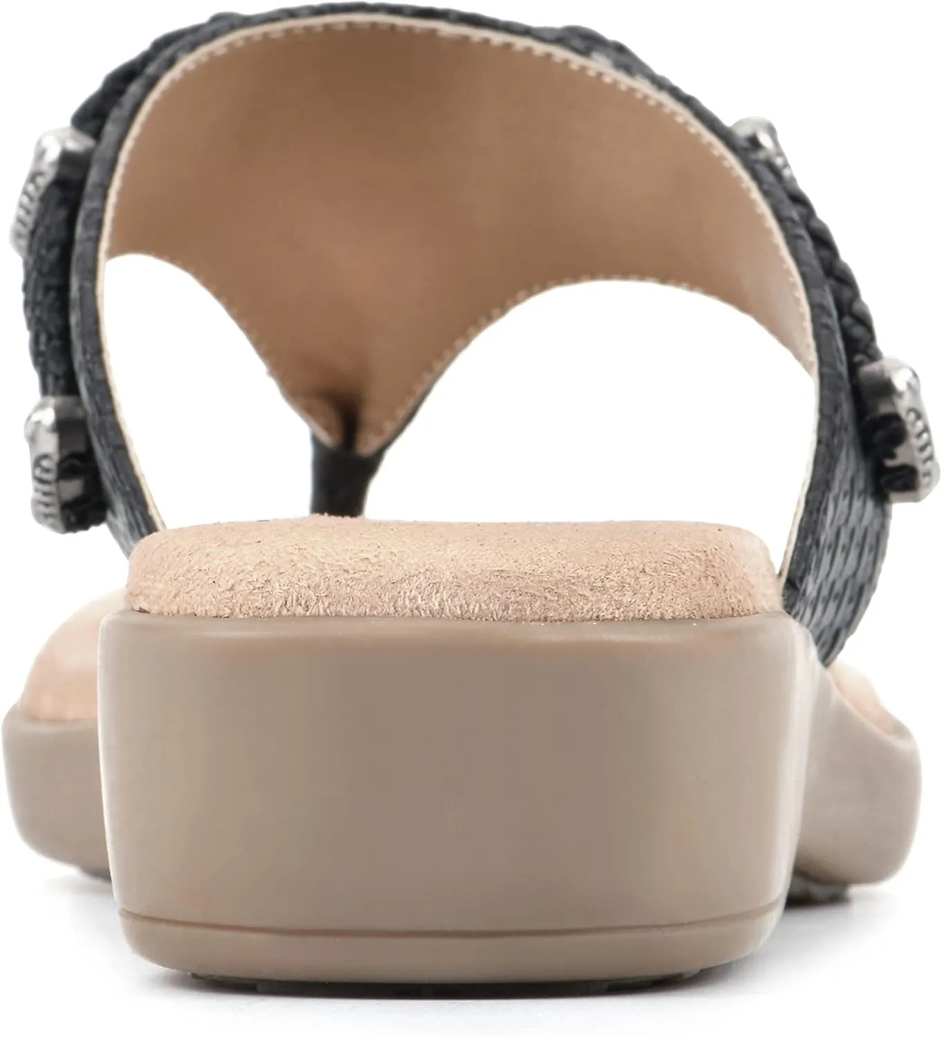 CLIFFS BY WHITE MOUNTAIN Women's Bailee Cushioned Flip Flop Sandal