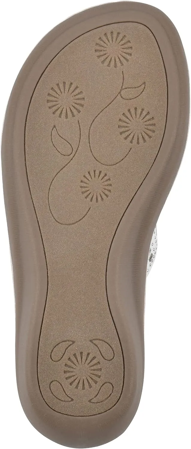 CLIFFS BY WHITE MOUNTAIN Women's Cienna Mini Wedge Flip Flop Sandal