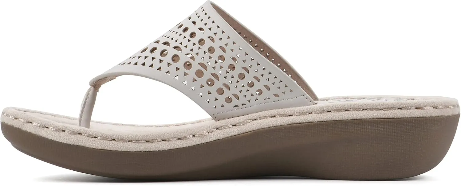 CLIFFS BY WHITE MOUNTAIN Women's Compact Wedge Sandal