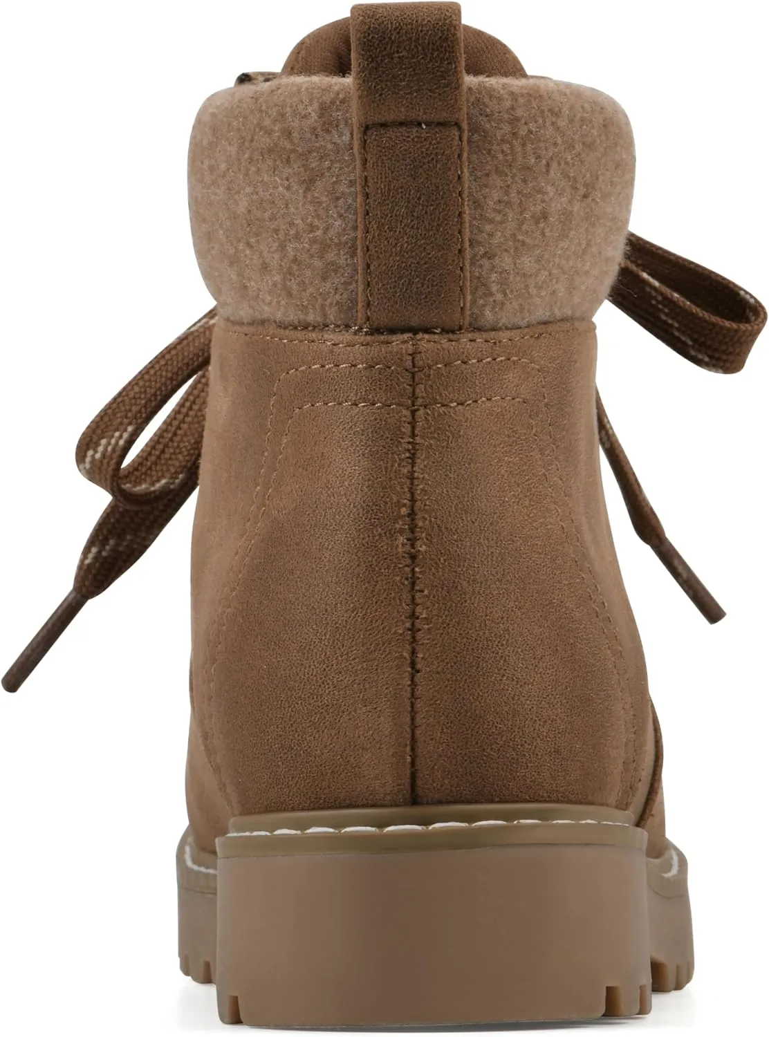 CLIFFS BY WHITE MOUNTAIN Women's Connie Cushioned Lace-Up City Hiker Ankle Boot