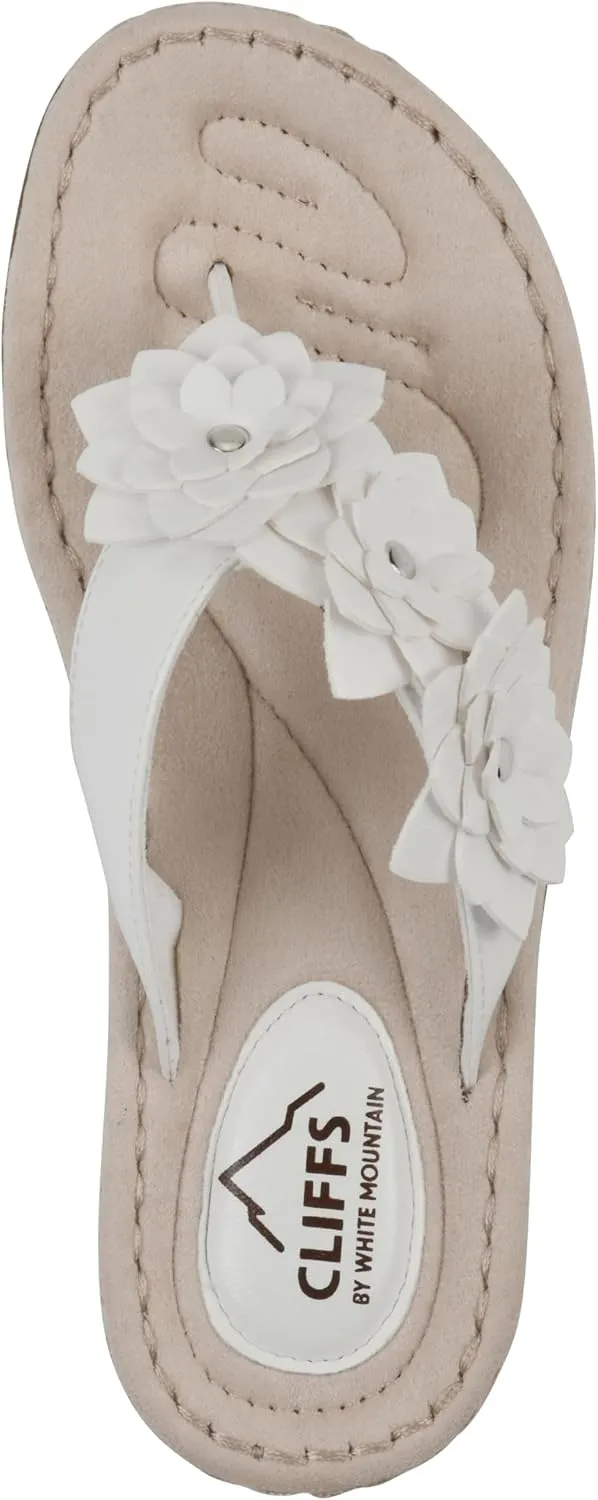 CLIFFS BY WHITE MOUNTAIN Women's Content Floral Sandal