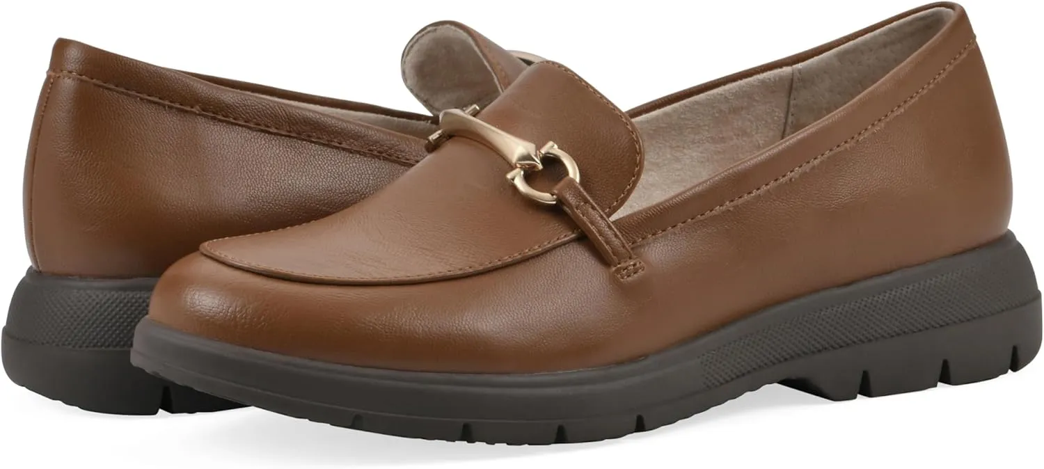 CLIFFS BY WHITE MOUNTAIN Women's Flow Cushioned Lug Sole Loafer Flat