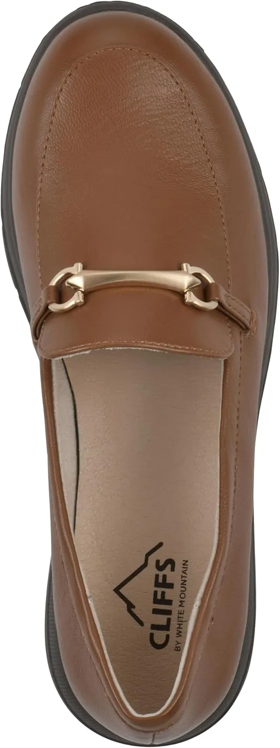 CLIFFS BY WHITE MOUNTAIN Women's Flow Cushioned Lug Sole Loafer Flat
