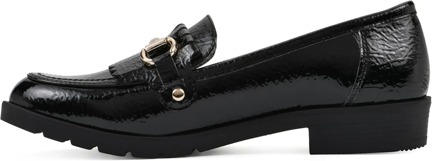 CLIFFS BY WHITE MOUNTAIN Women's Galeena Cushioned Loafer Flat