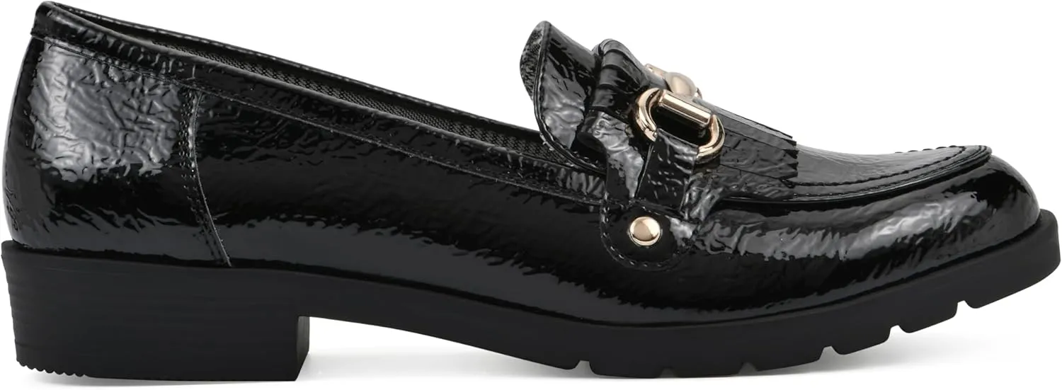 CLIFFS BY WHITE MOUNTAIN Women's Galeena Cushioned Loafer Flat