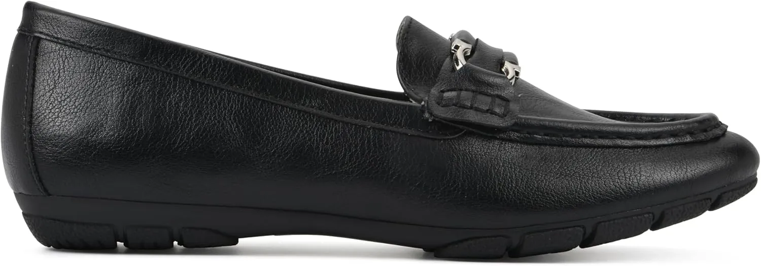 CLIFFS BY WHITE MOUNTAIN Women's Glaring Cushioned Loafer Flat