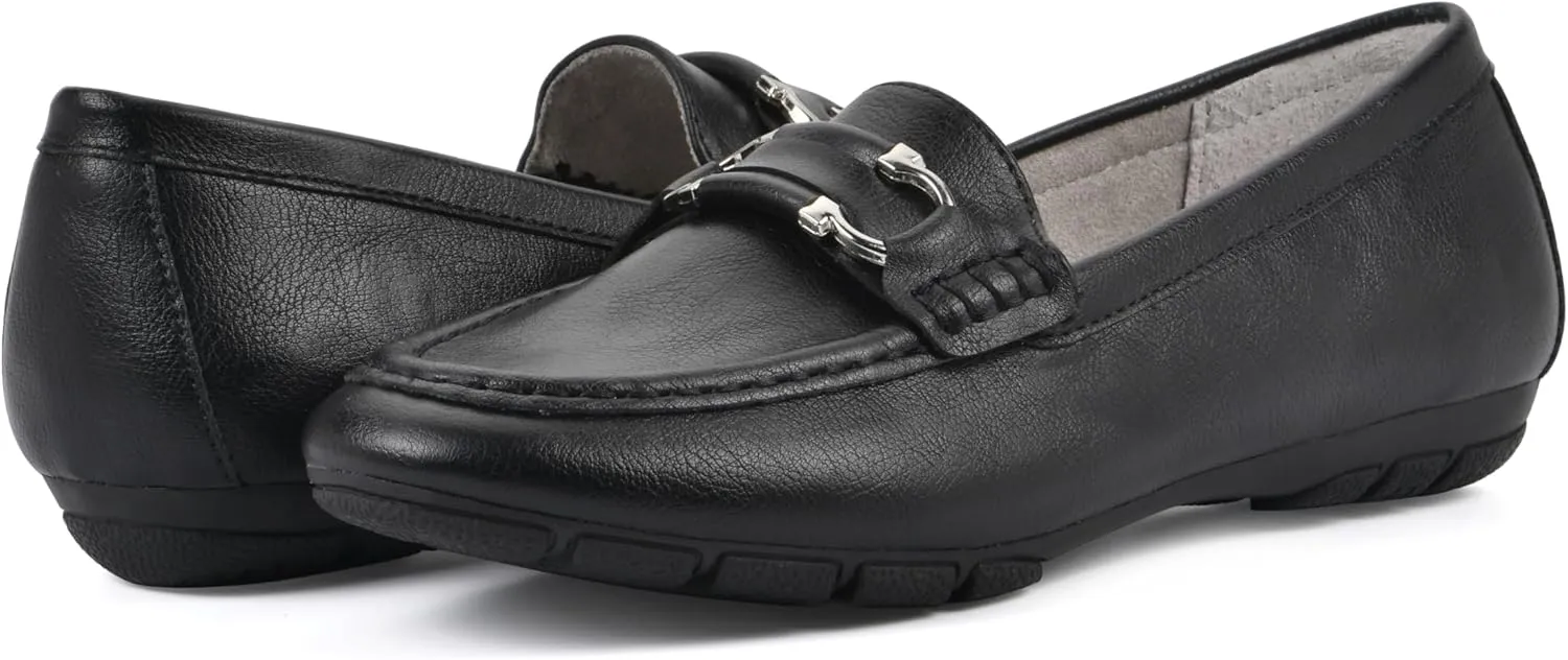 CLIFFS BY WHITE MOUNTAIN Women's Glaring Cushioned Loafer Flat