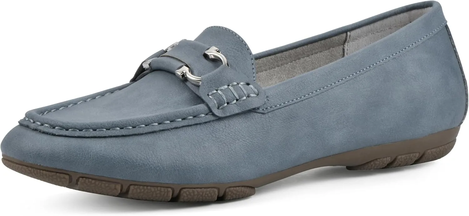CLIFFS BY WHITE MOUNTAIN Women's Glaring Cushioned Loafer Flat