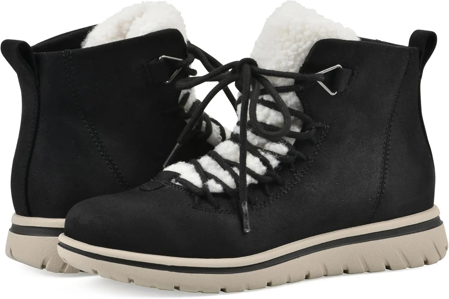 CLIFFS BY WHITE MOUNTAIN Women's Happiest Cushioned Lace-Up Ankle Bootie