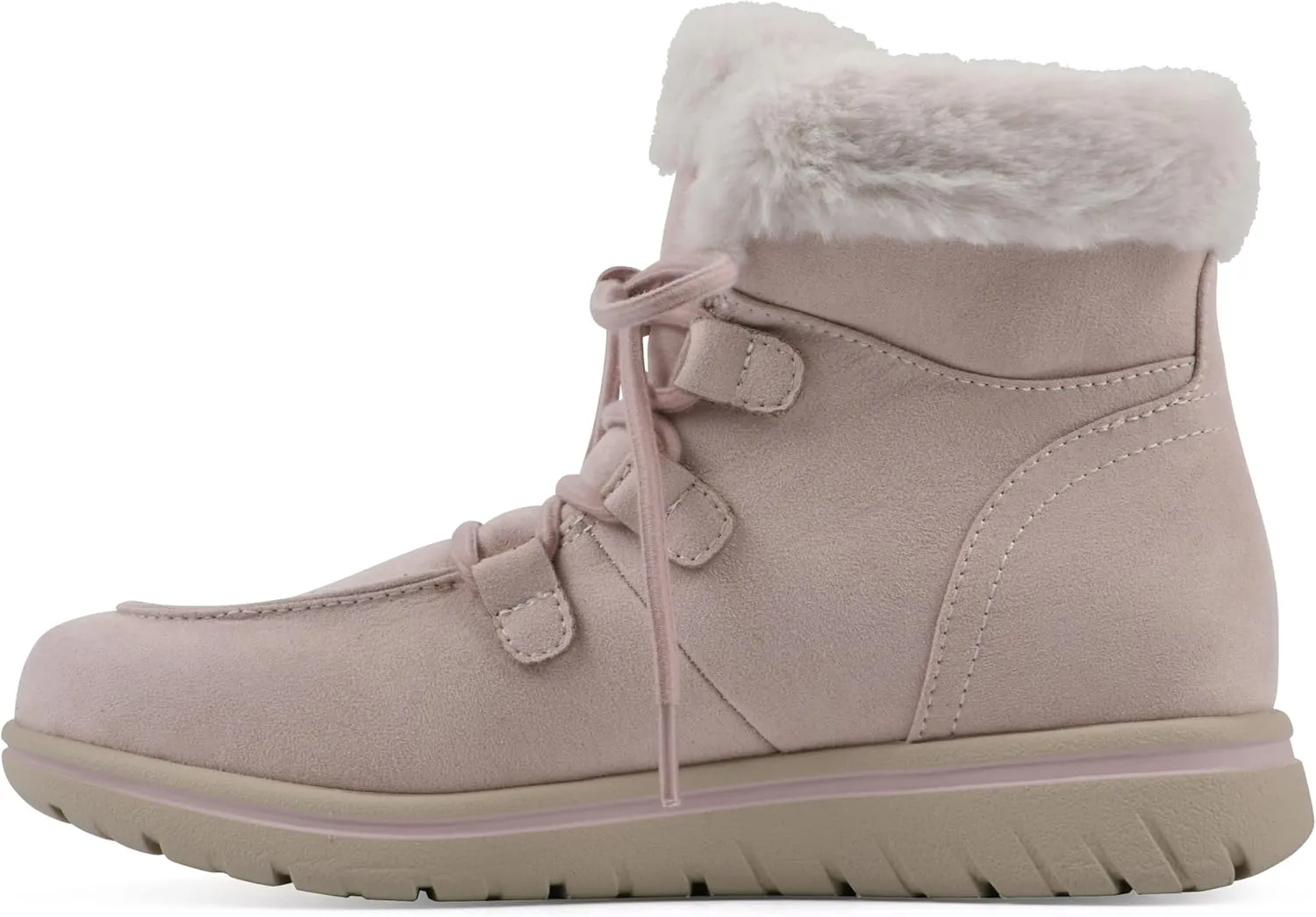 CLIFFS BY WHITE MOUNTAIN Women's Harrison Cushioned Lace-Up Ankle Bootie