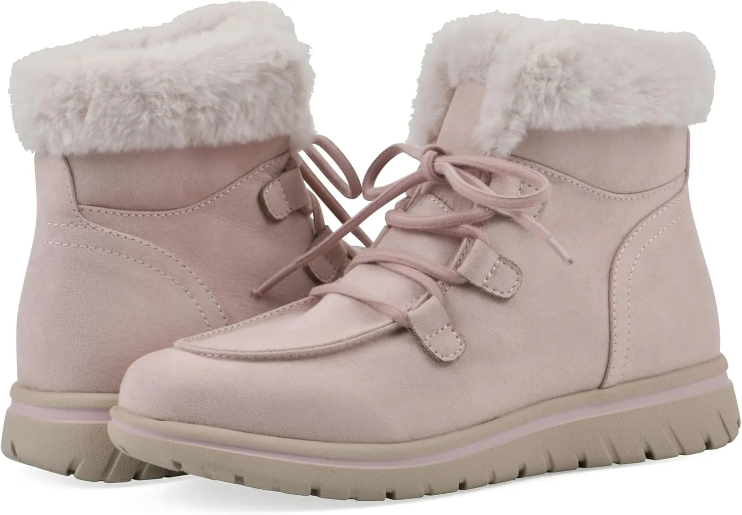CLIFFS BY WHITE MOUNTAIN Women's Harrison Cushioned Lace-Up Ankle Bootie
