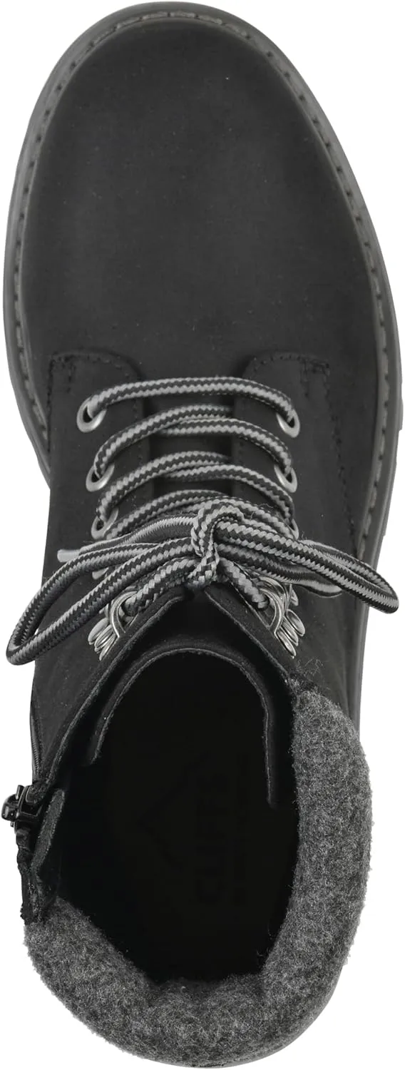 CLIFFS BY WHITE MOUNTAIN Women's Milos Cushioned Lace-Up City Hiker Ankle Bootie