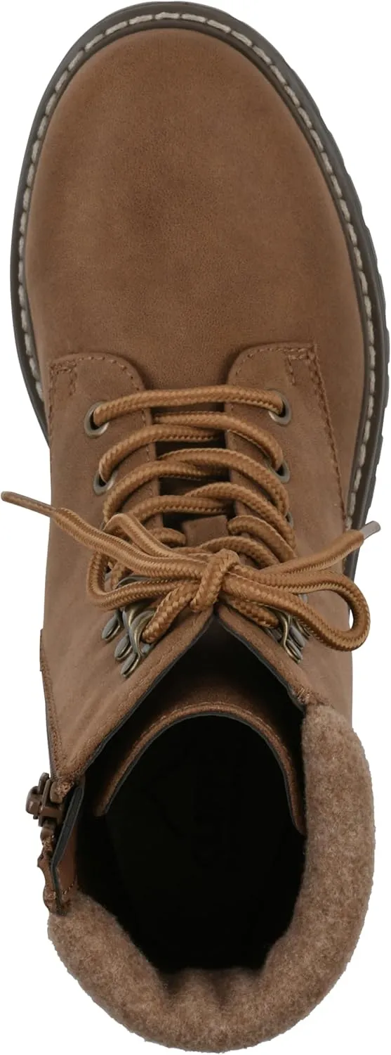 CLIFFS BY WHITE MOUNTAIN Women's Milos Cushioned Lace-Up City Hiker Ankle Bootie