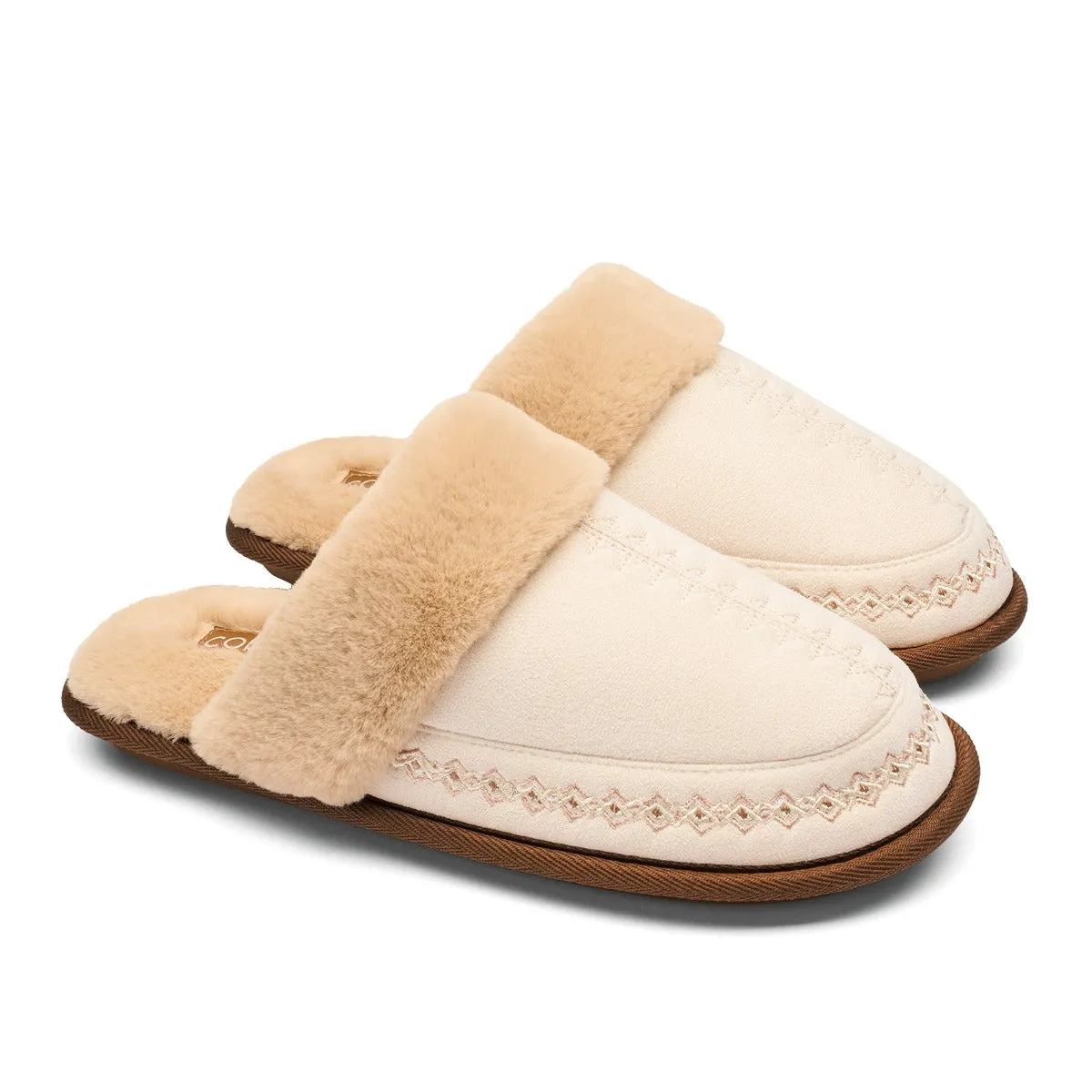 Cobian Cream Colima Mule Women's Slippers COL21-110