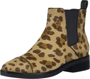 Cole Haan Women's Mara Grand Chls Boot Ankle, Ocelot Black Lthr, 10