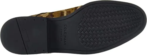 Cole Haan Women's Mara Grand Chls Boot Ankle, Ocelot Black Lthr, 7.5