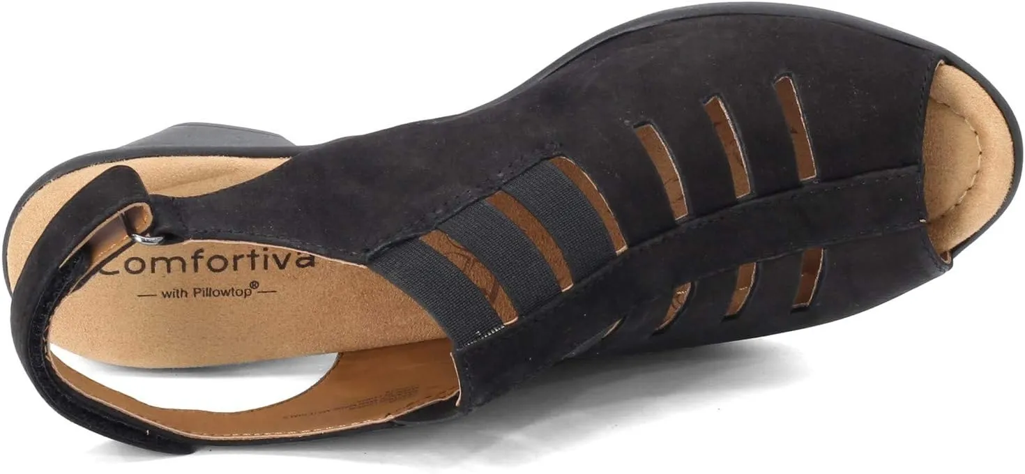 Comfortiva Women's Faye Shoes Heeled Sandal