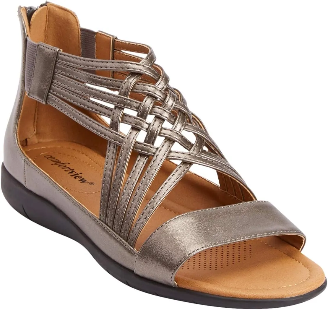 Comfortview Women's Wide Width Alicia Sandal