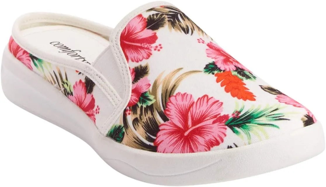 Comfortview Women's Wide Width The Camellia Sneaker