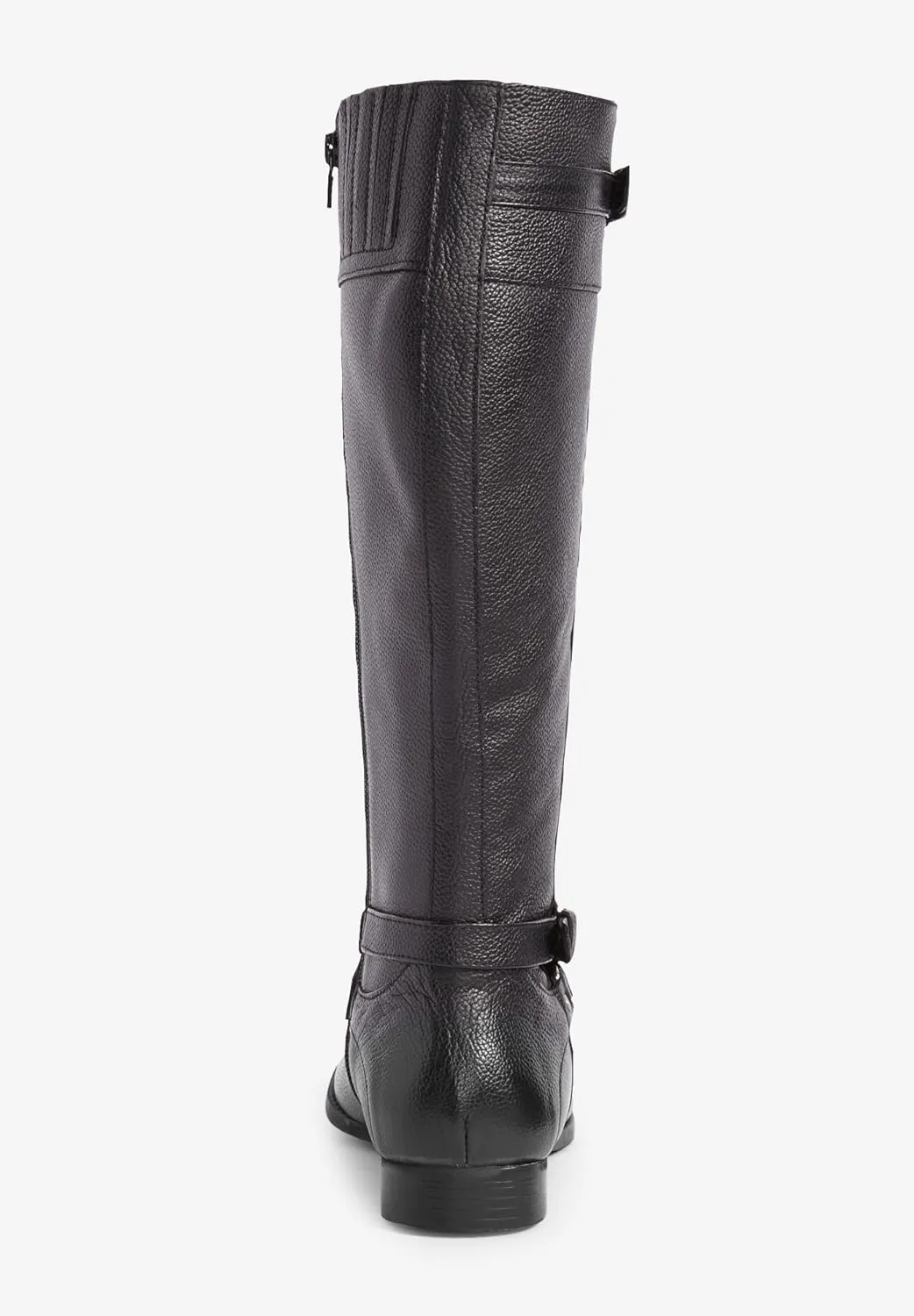 Comfortview Women's Wide Width The Janis Wide Calf Leather Boot