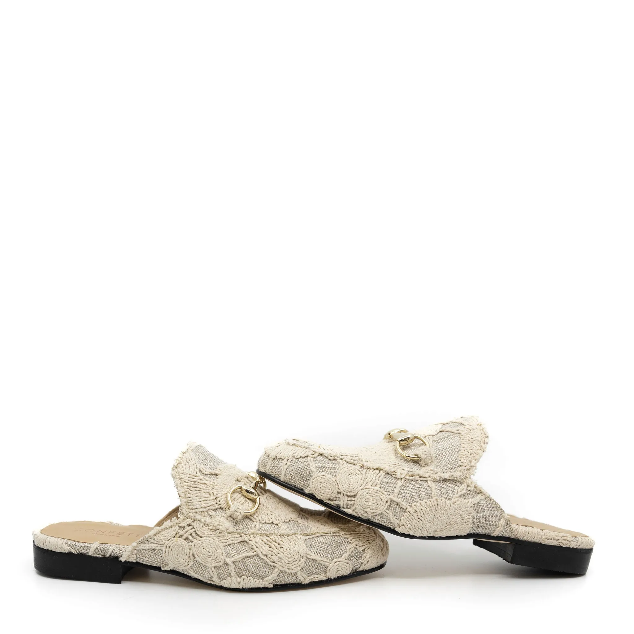 Confetti Paris Buckle Mule