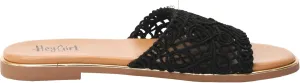Corkys Footwear Hey Beach Women's Crochet Flat Slip-On Sandal