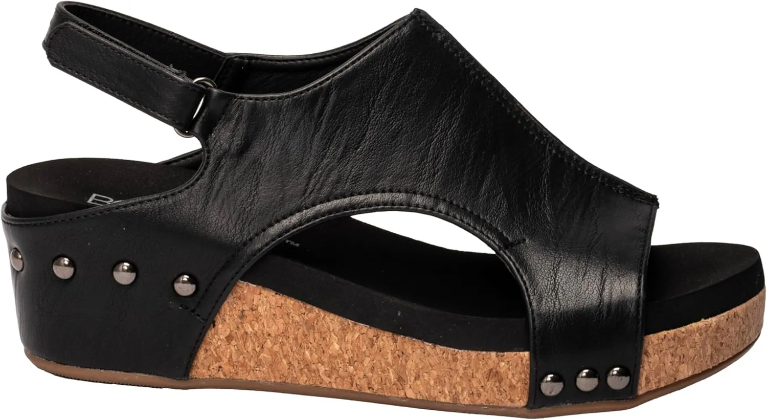 Corkys Footwear Women's Volta II Wedge Sandal - 2 Inch Cushioned Wedge, Hook & Loop Closure for Comfort & Style, Perfect for Casual & Dressy Outfits, All Day Wear