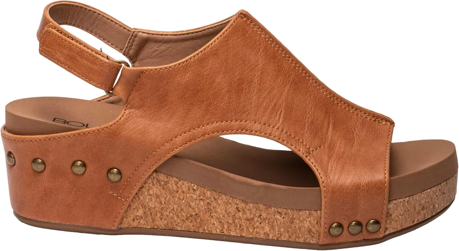 Corkys Footwear Women's Volta II Wedge Sandal - 2 Inch Cushioned Wedge, Hook & Loop Closure for Comfort & Style, Perfect for Casual & Dressy Outfits, All Day Wear