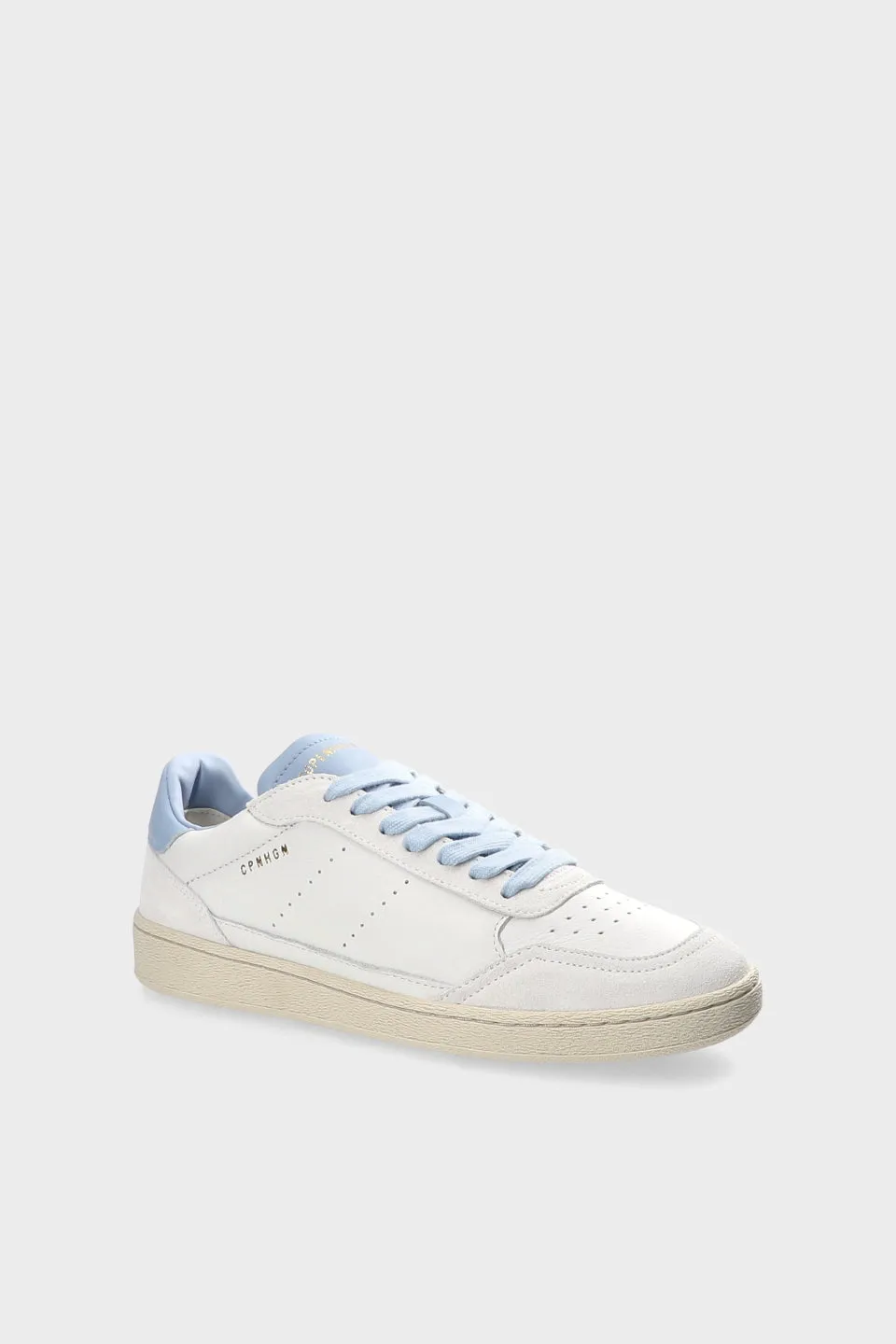 CPH255 LEATHER MIX WHITE/ CLOUD - SNEAKER WEIß BLAU