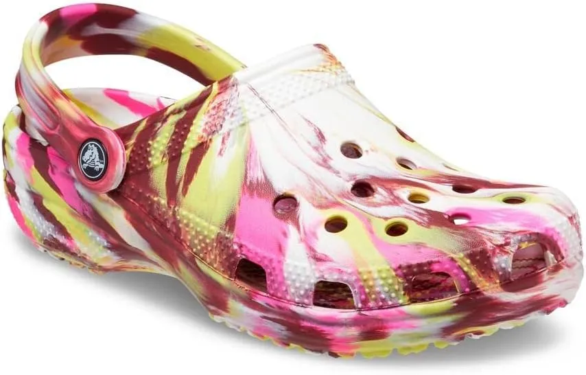 Crocs Unisex Classic Marbled Tie-Dye Clog