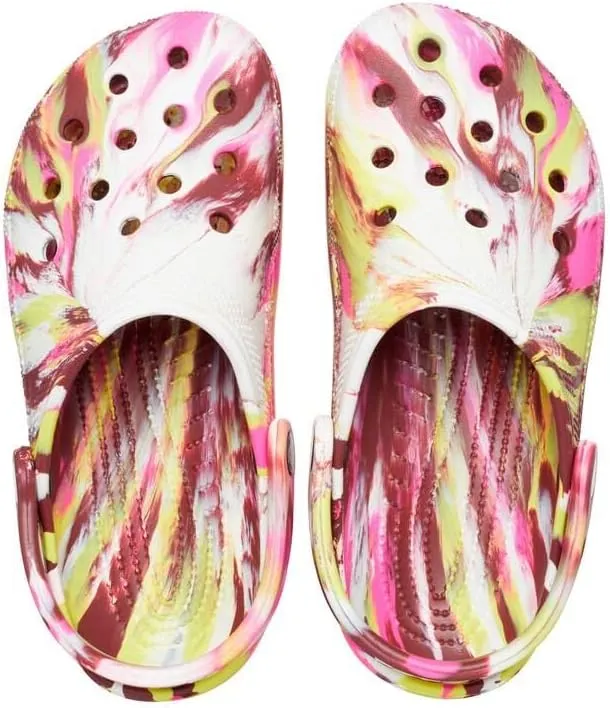 Crocs Unisex Classic Marbled Tie-Dye Clog