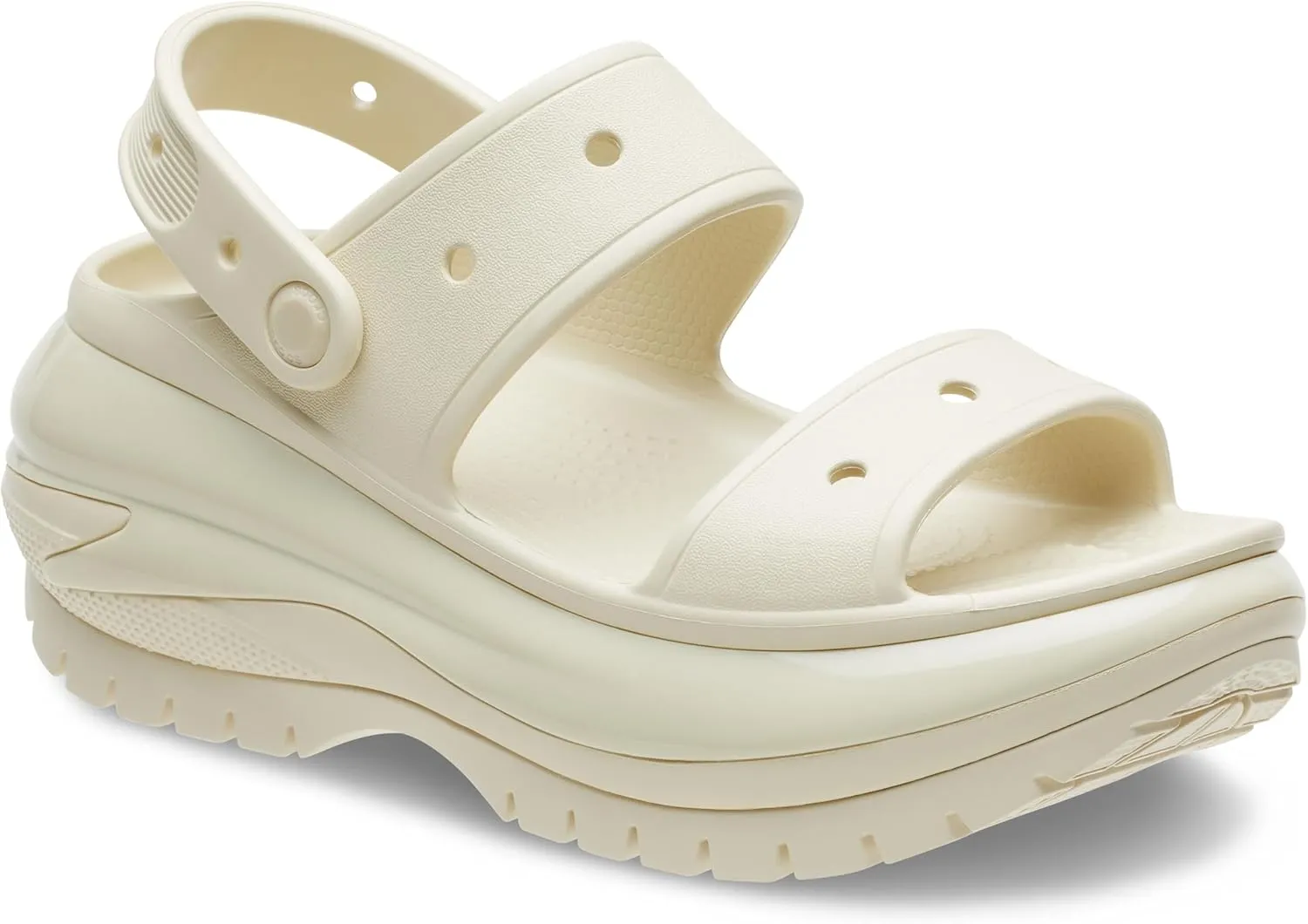 Crocs Unisex Classic Mega Crush Platform Sandals Wedge