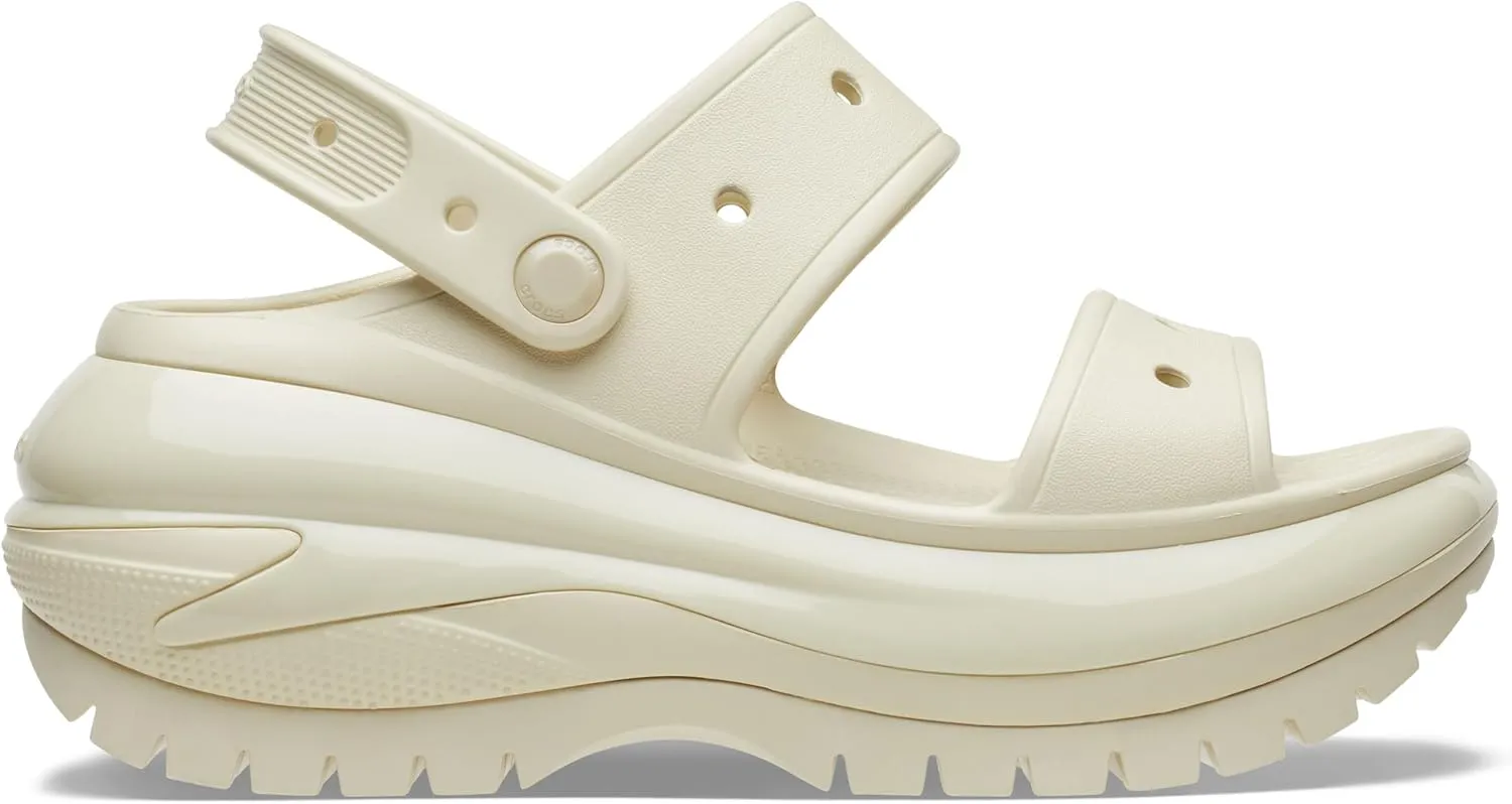 Crocs Unisex Classic Mega Crush Platform Sandals Wedge