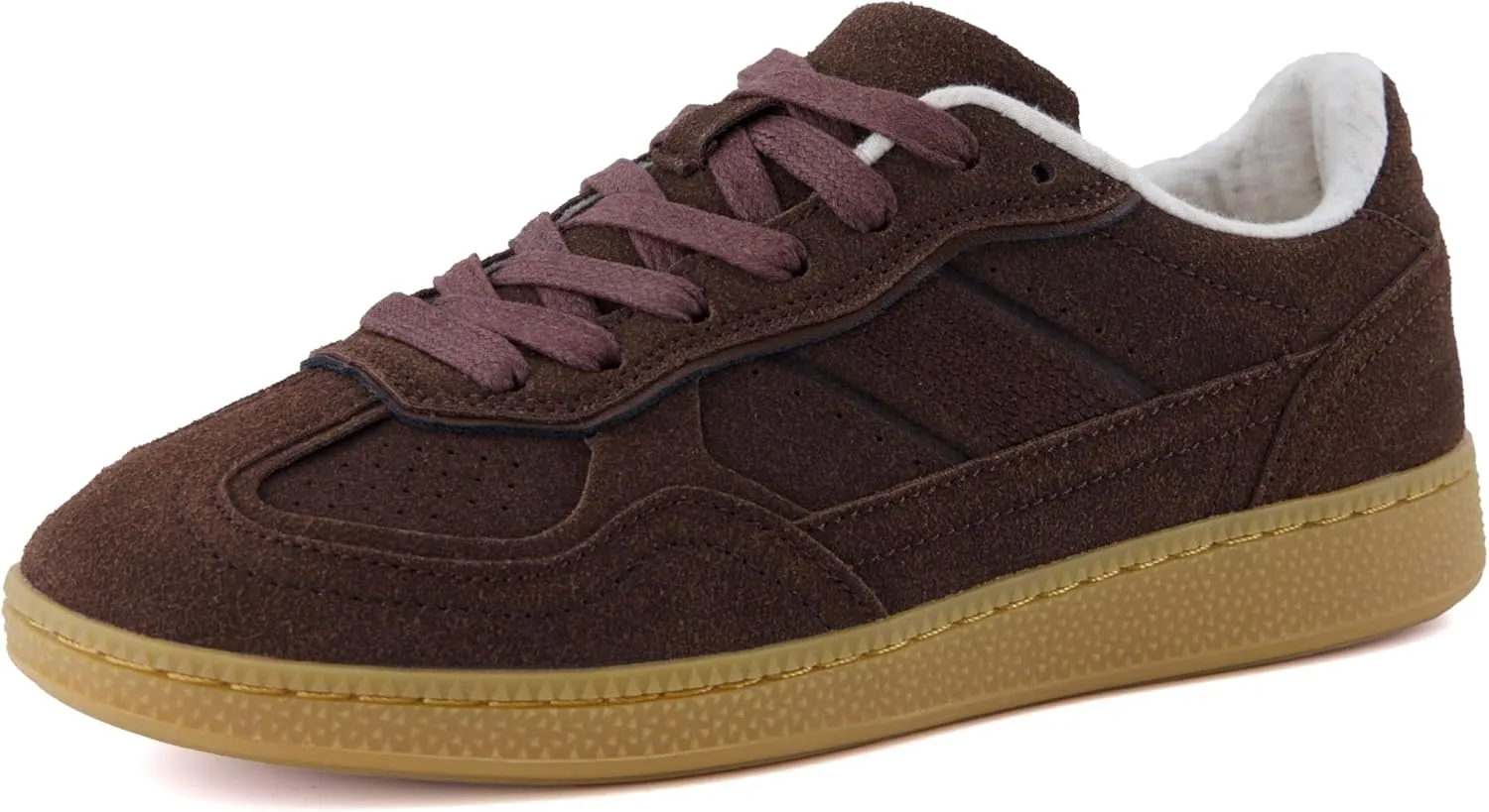 CUSHIONAIRE Bettina Women's Retro Sneaker with Cushioned Insole and Durable Gum Sole