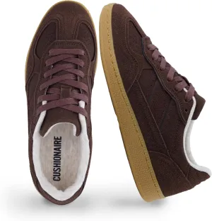 CUSHIONAIRE Bettina Women's Retro Sneaker with Cushioned Insole and Durable Gum Sole