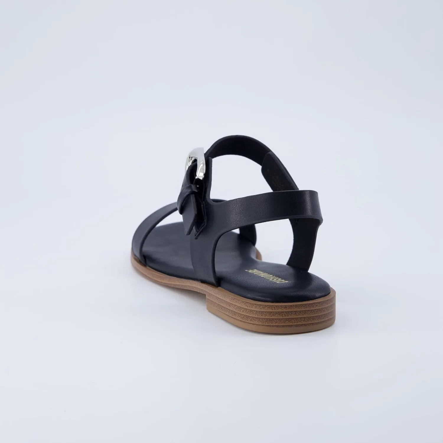 CUSHIONAIRE Cello Women's Ankle Strap Sandal With Cushioned Footbed and Adjustable Buckle