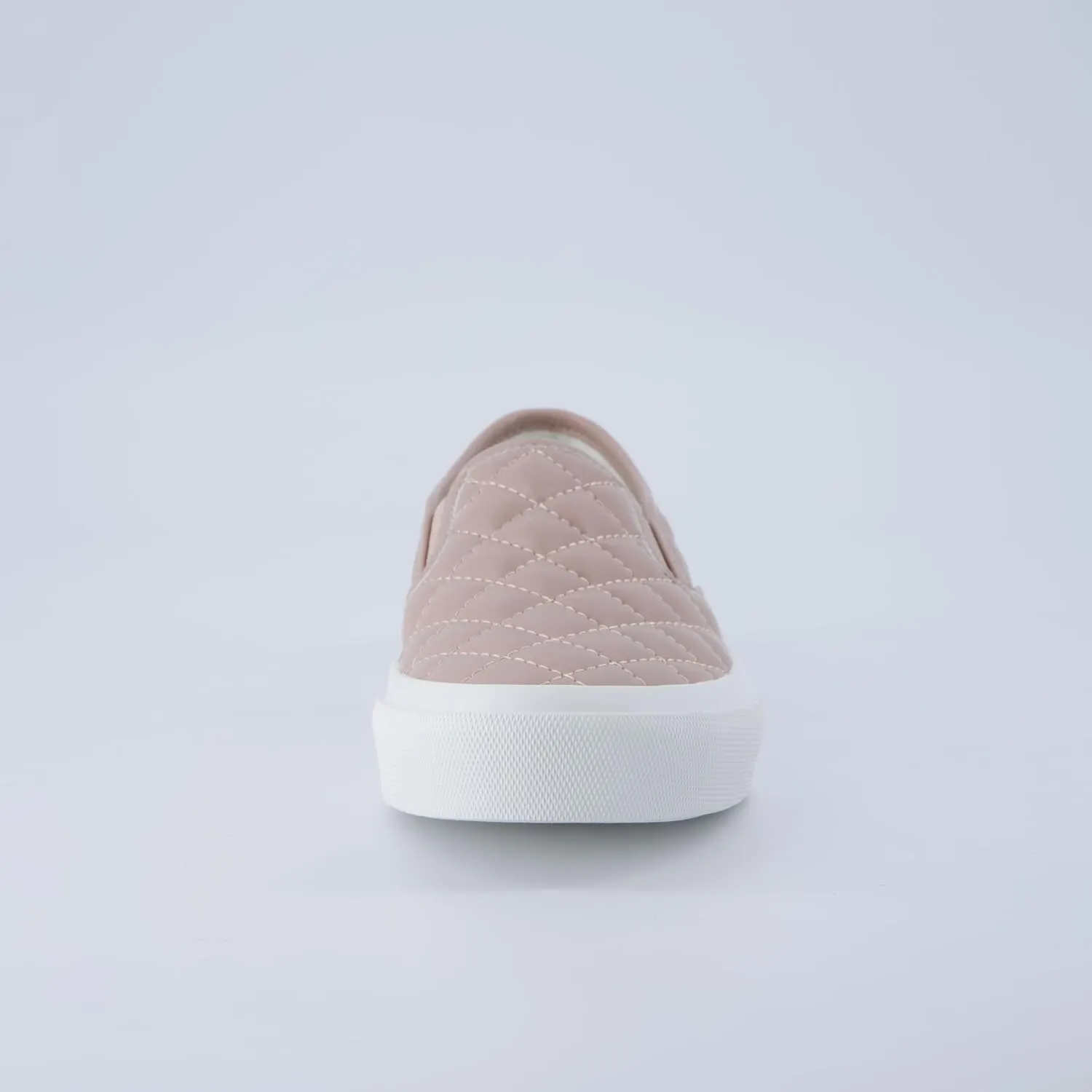 CUSHIONAIRE Faze Women’s Quilted Slip-On Sneaker – Faux Leather Casual Shoe with Memory Foam Insole & Rubber Outsole