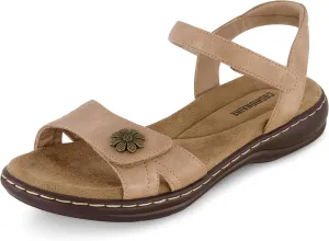 CUSHIONAIRE Women's Bloom comfort sandal with  Comfort Foam and Wide Widths Available