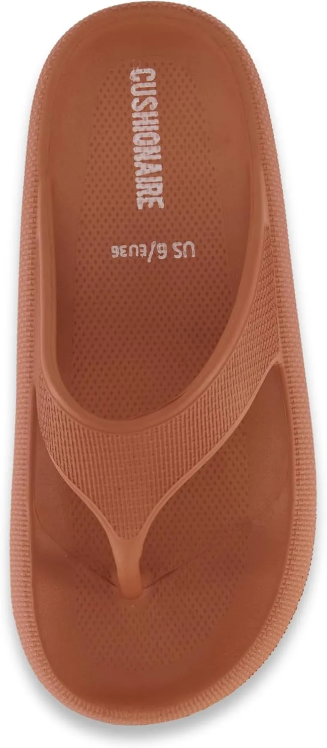CUSHIONAIRE Women's Fling recovery cloud pool slides sandal with  Comfort
