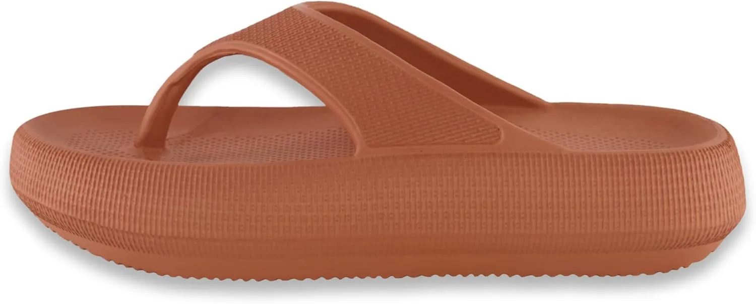 CUSHIONAIRE Women's Fling recovery cloud pool slides sandal with  Comfort