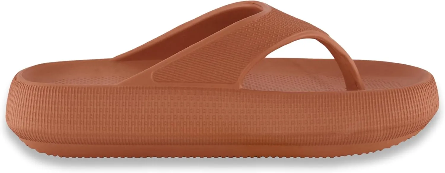 CUSHIONAIRE Women's Fling recovery cloud pool slides sandal with  Comfort