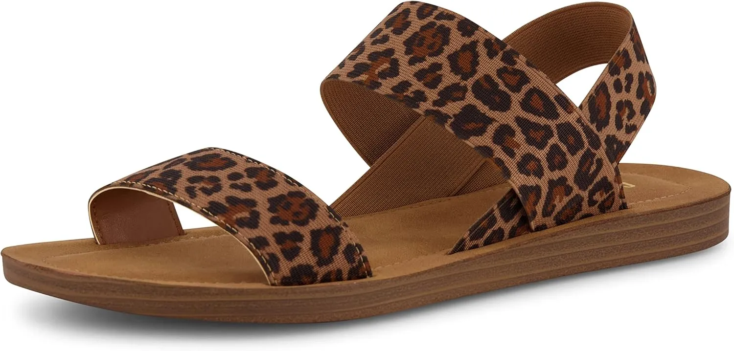 CUSHIONAIRE Women's Ina stretch sandal  Memory Foam