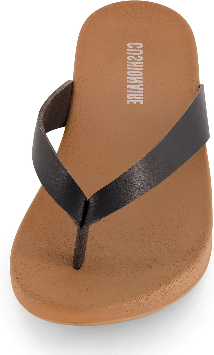 CUSHIONAIRE Women's Jacey thong footbed sandal  Comfort Foam