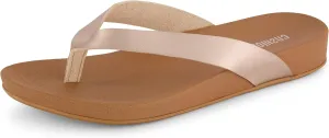 CUSHIONAIRE Women's Jacey thong footbed sandal  Comfort Foam