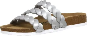 CUSHIONAIRE Women's Lucy Cork footbed Sandal with  Comfort and Wide Widths Available