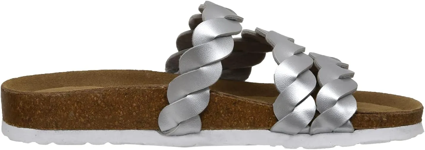 CUSHIONAIRE Women's Lucy Cork footbed Sandal with  Comfort and Wide Widths Available